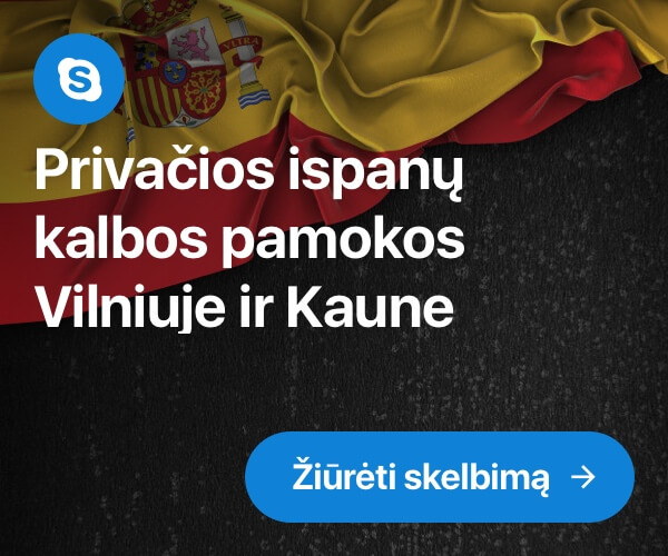 Privačios ispanų kalbos pamokos Vilniuje ir Kaune